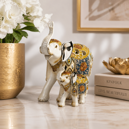 Duo Elephant Showpiece