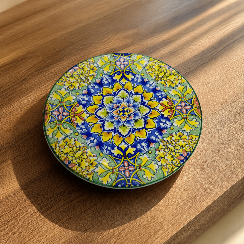 Hand Painted Artisan Plate