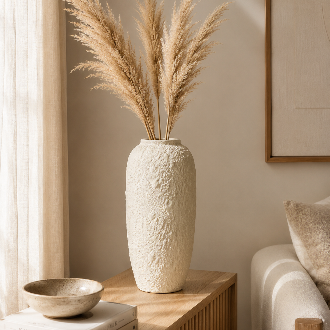 Aura Textured Floor Vase
