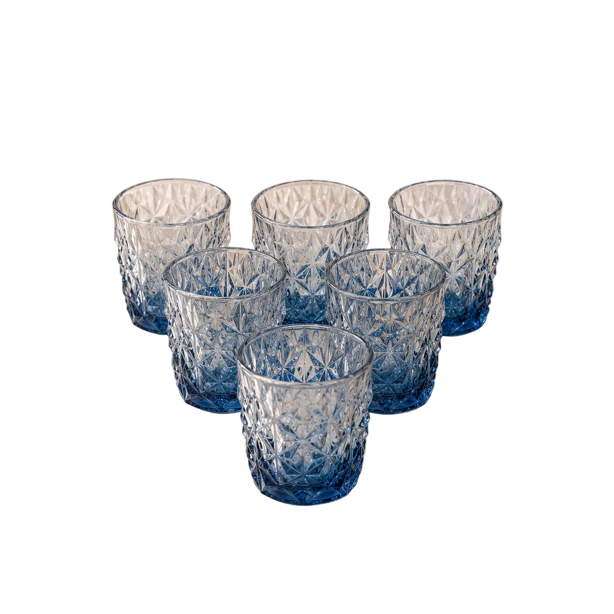 Amber & Smoke Glasses Set of 6