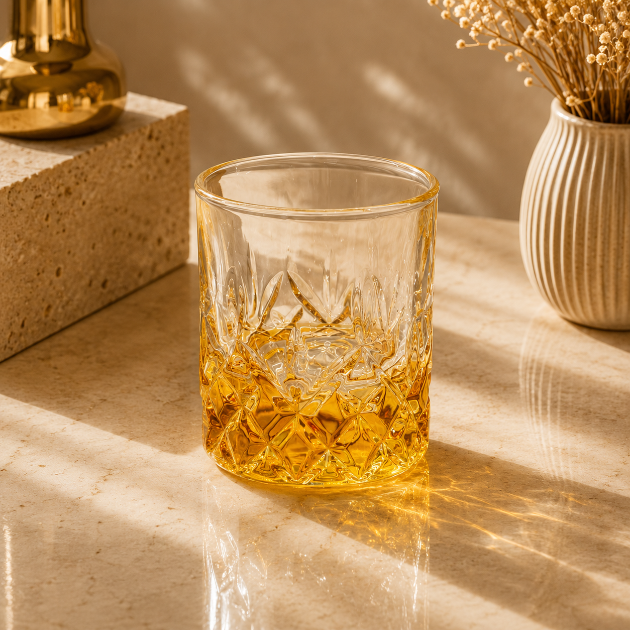 Modern Ripple Glasses Set of 6