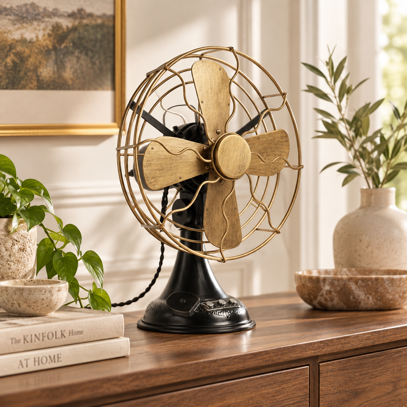 Antique Fan Showpiece Modern Decorative Showpiece