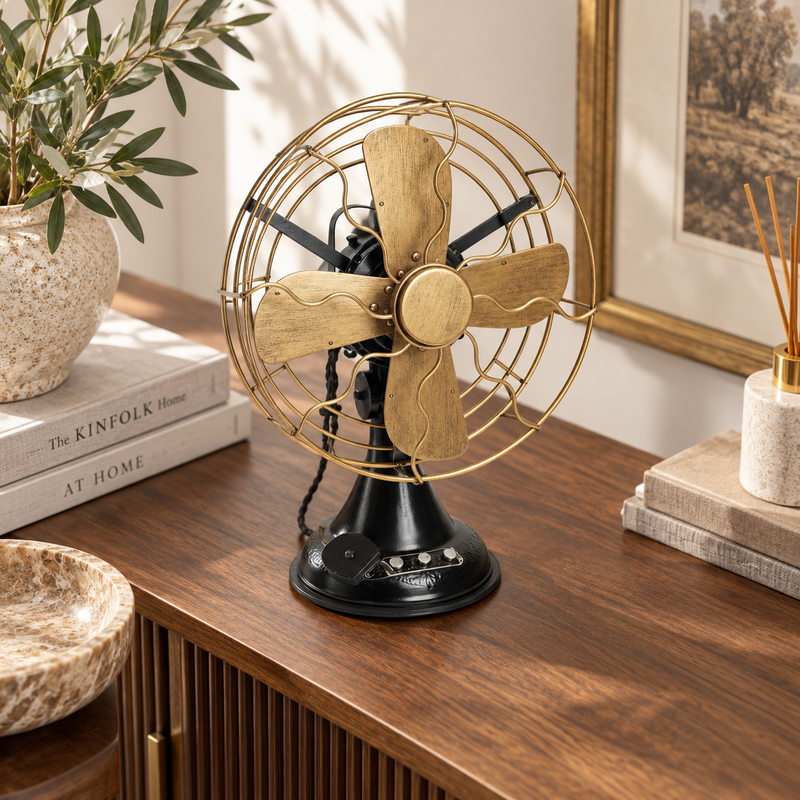 Antique Fan Showpiece Modern Decorative Showpiece