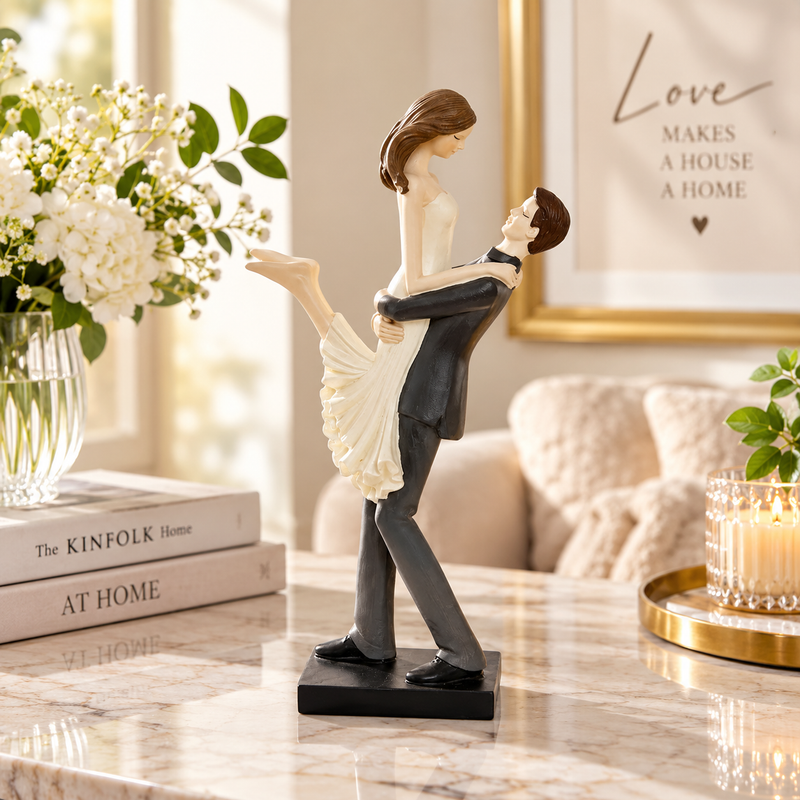 Elegant Wedding & Anniversary Couple Sculpture