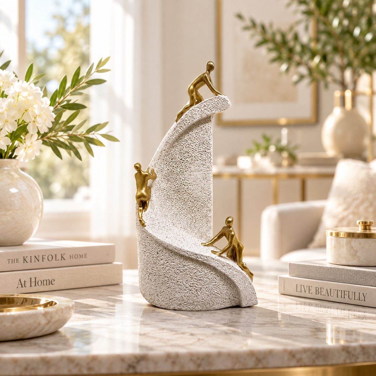 Journey to the Top Tabletop Art Accent