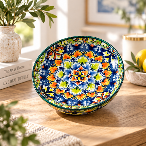 Iznik Vibrant Mosaic Bowl