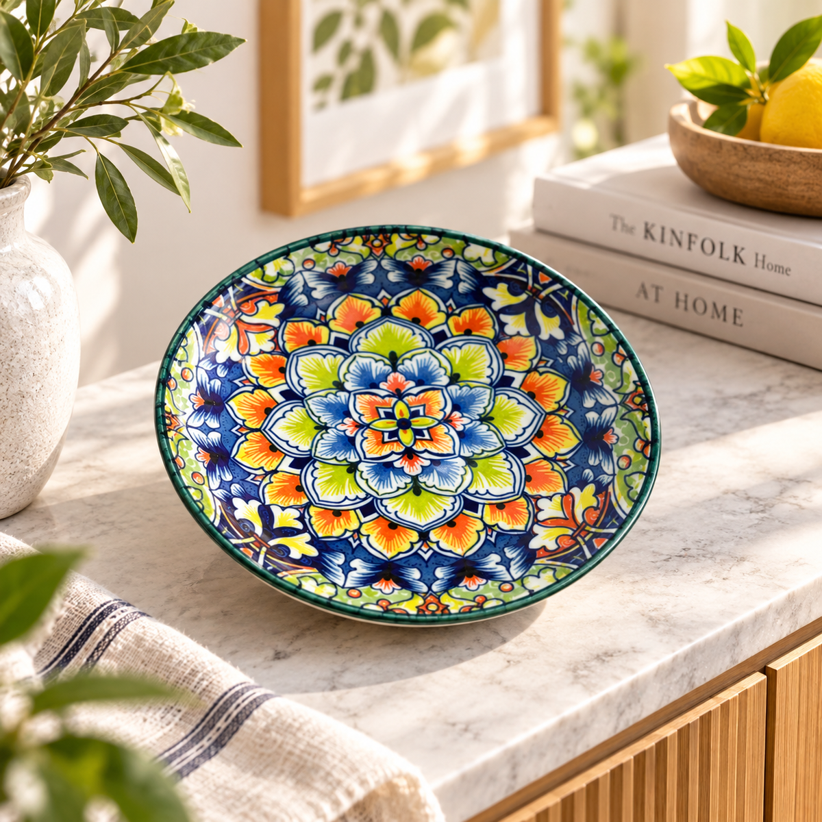 Iznik Vibrant Mosaic Bowl