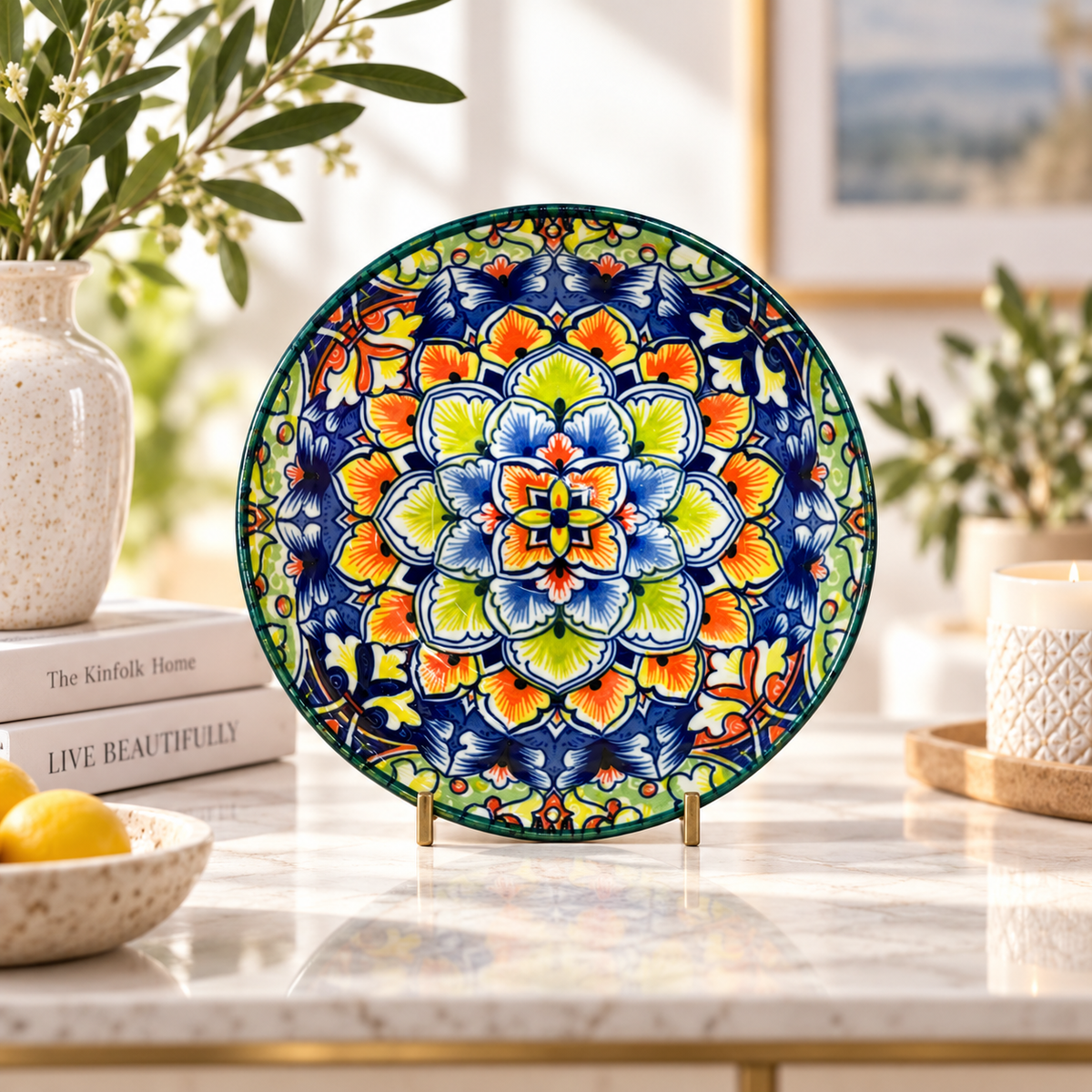 Iznik Vibrant Mosaic Bowl