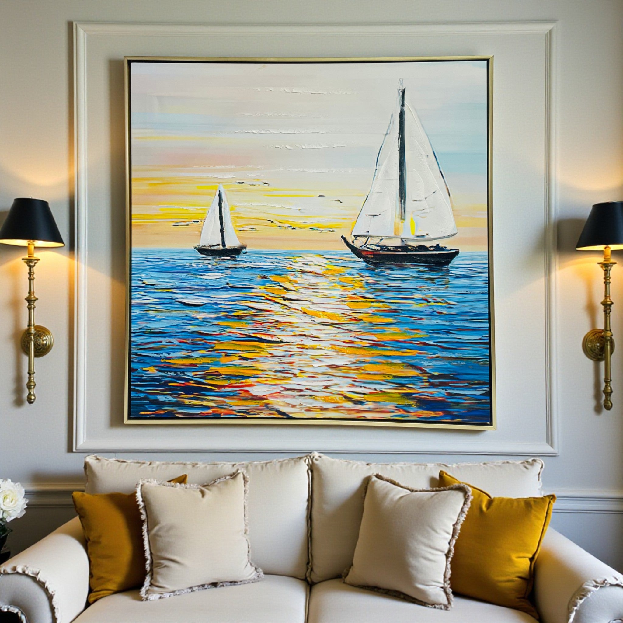 Ocean Drift Classic Boat Art