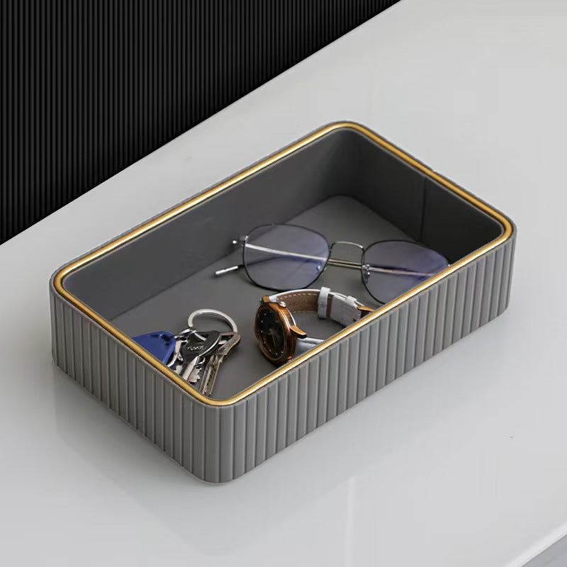 Elegant Multi-Purpose Organizer Tray for Home & Office