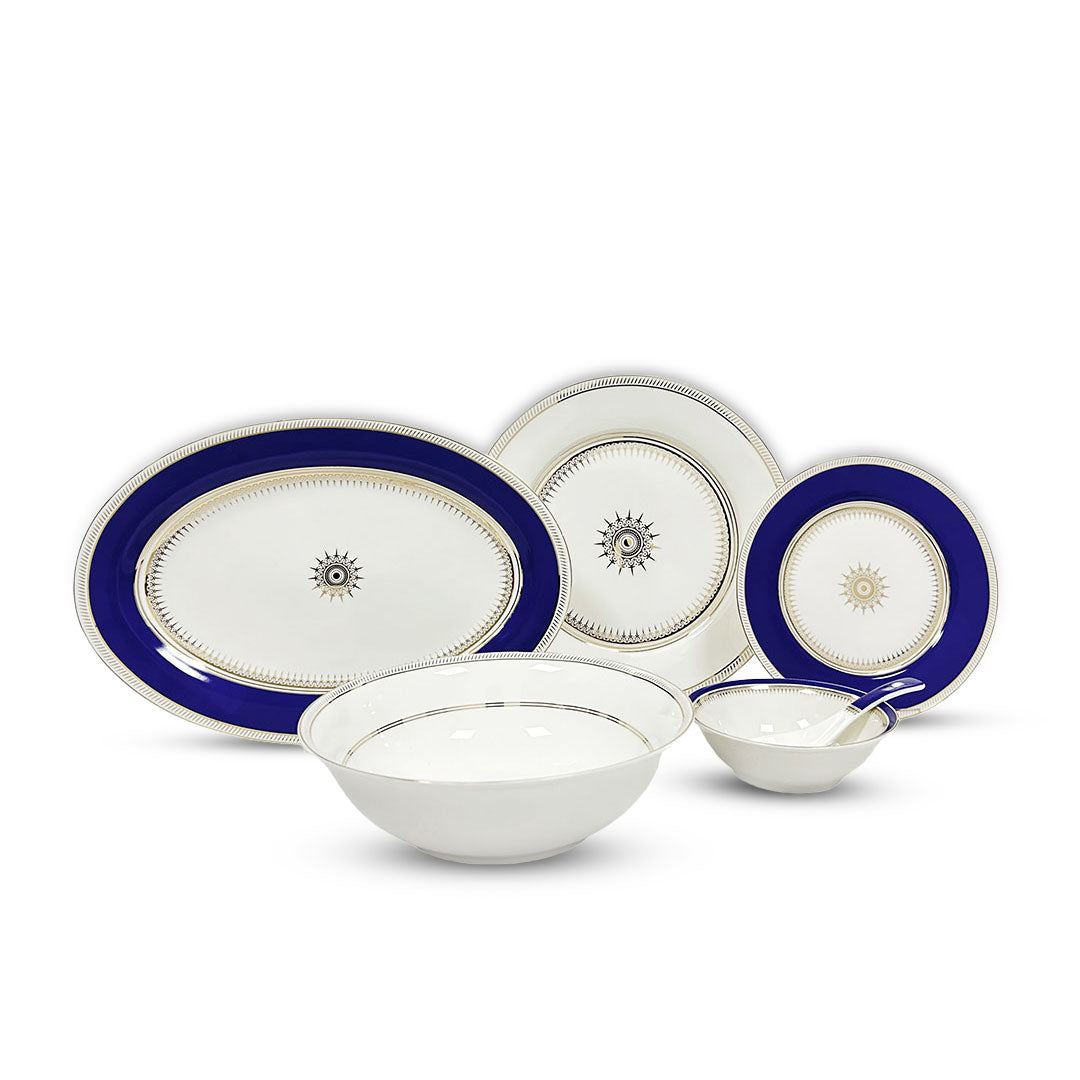 Imperial Blue 33pc Dinner Set