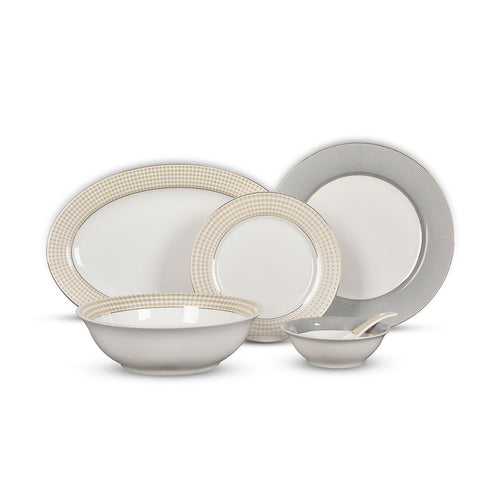 Tuscan Throne 33pc Dinner Set