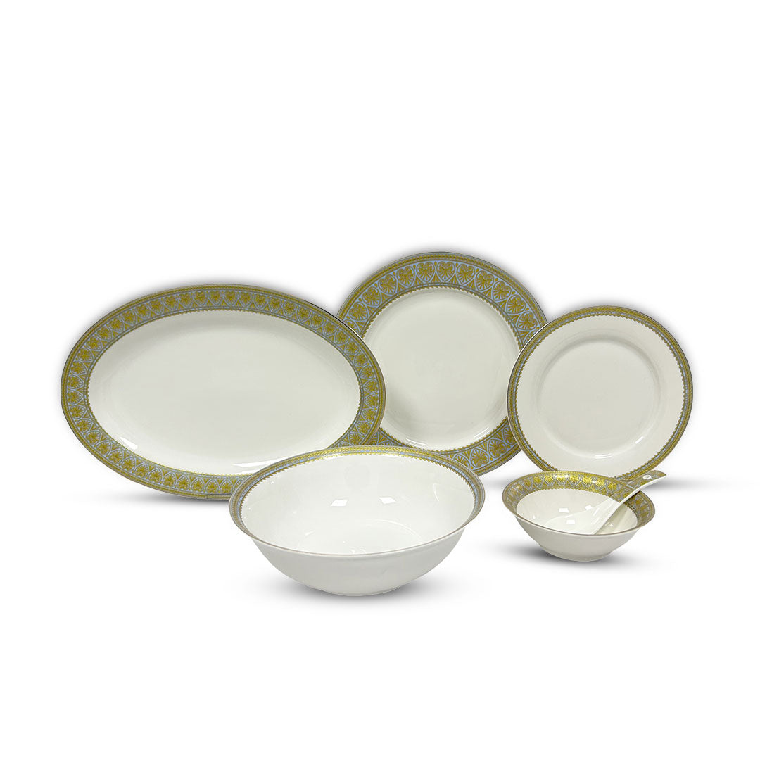 Cerulian Grandeur 33pc Dinner Set