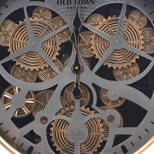 Decorative Gear Clock – 60cm Classic Old Town Design