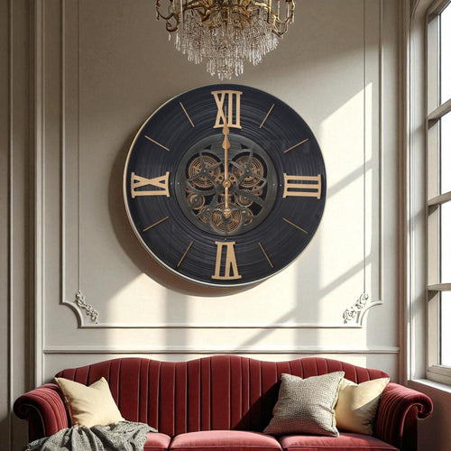 Velvet Gear Roman Clock