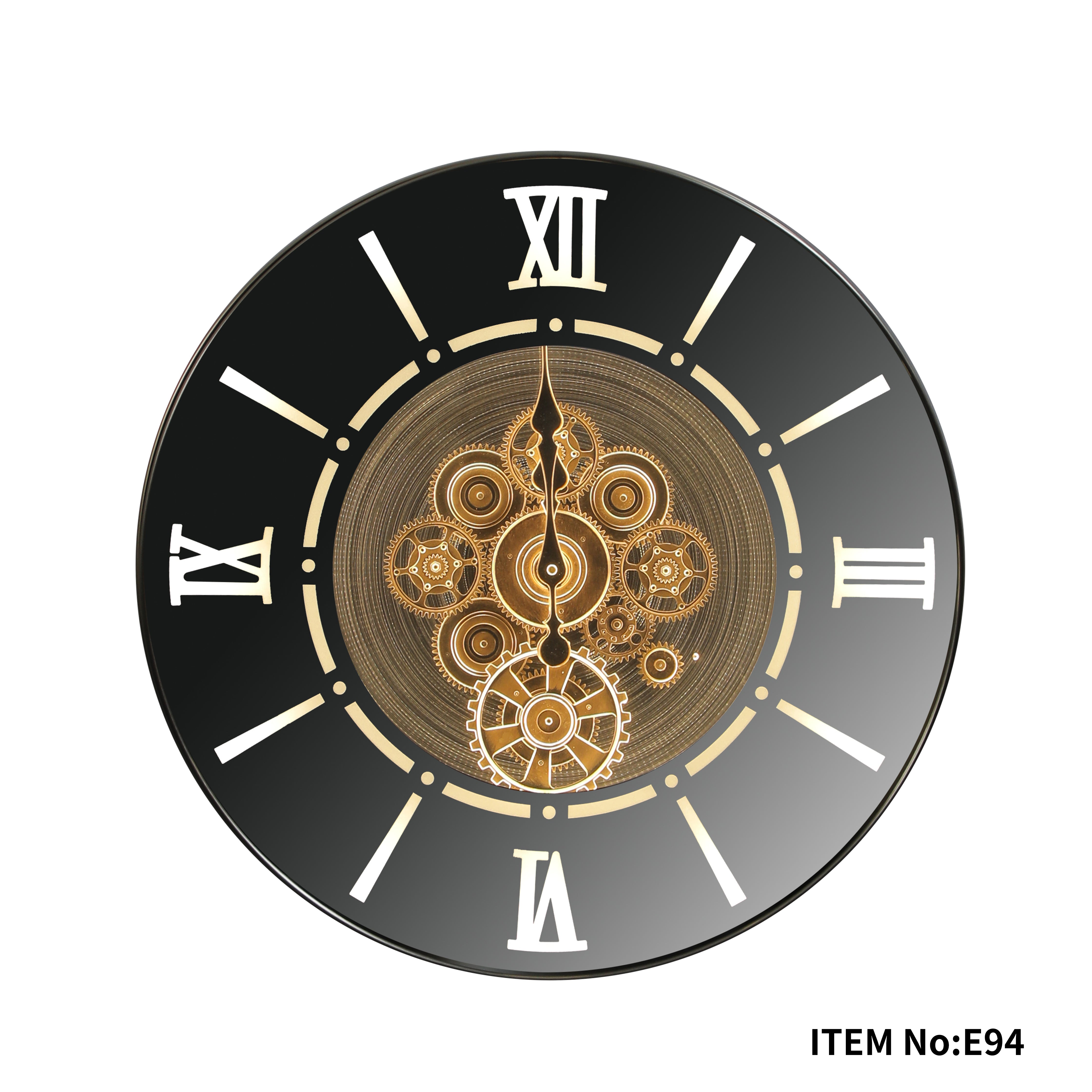 Majestique Roman Gear Clock