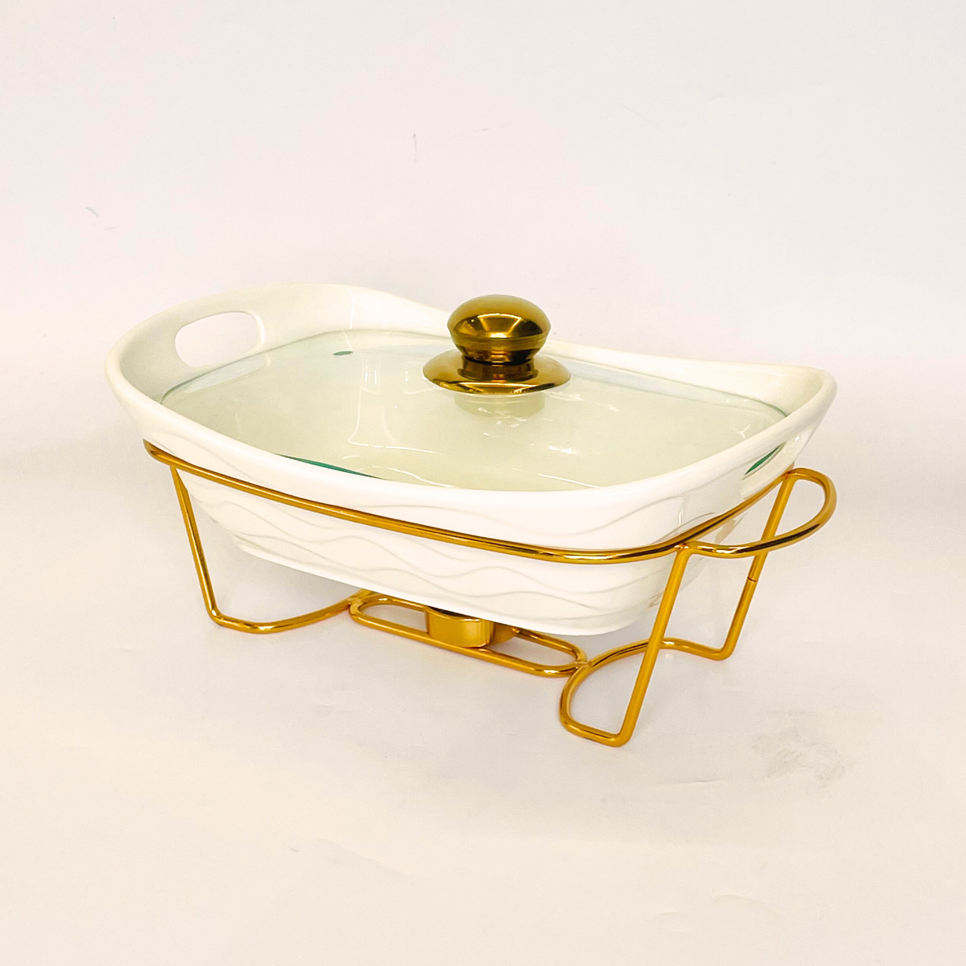 Opulent Luxe Ceramic Casserole