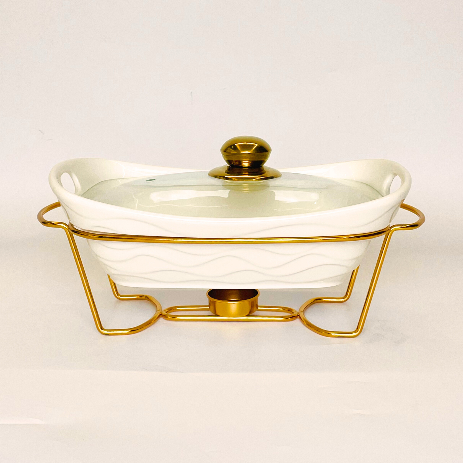 Opulent Luxe Ceramic Casserole