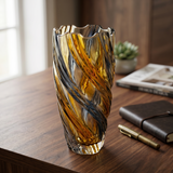 Royal Elegance Glass Vase