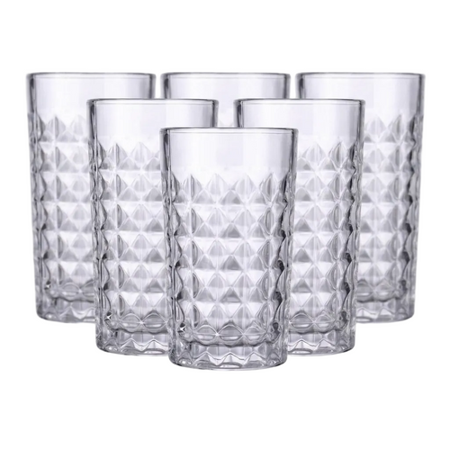 Prism Diamond Glasses Set of 6