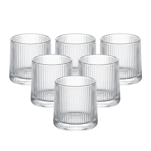 Minimalist Juice Glasses Set of 6