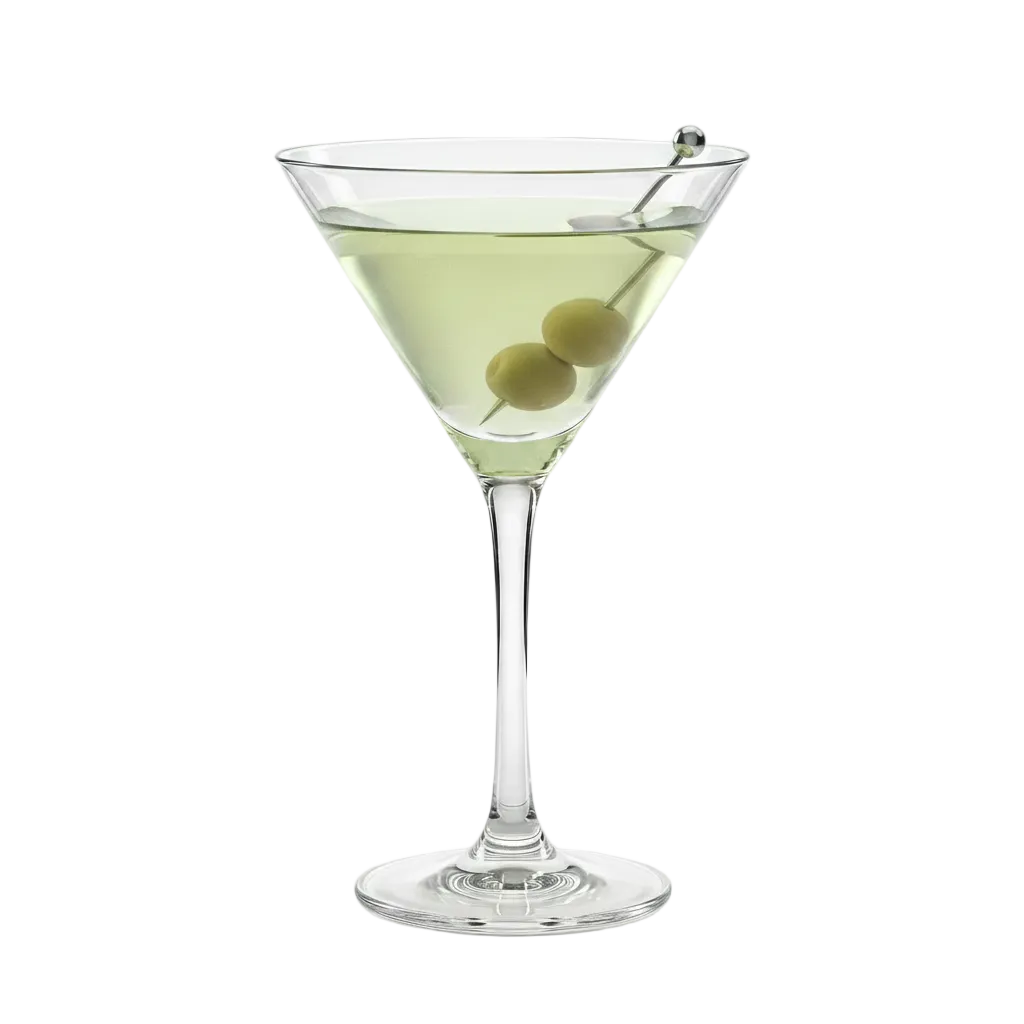 Minimalist Conical Martini Glasses Set of 6