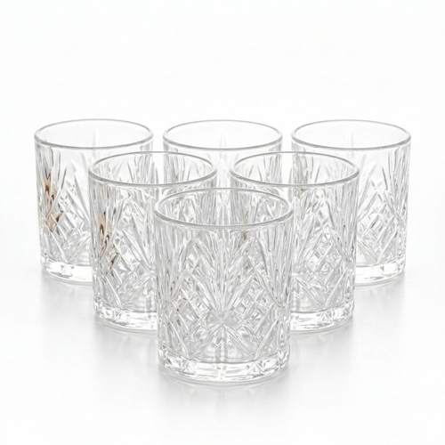 Sterling Cut Whiskey Glasses Set of 6