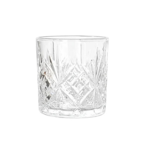 Crystal Cut Whiskey Glasses Set of 6