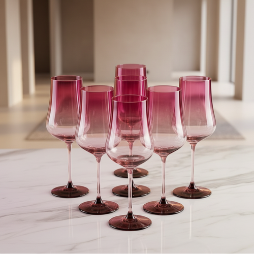 Elegant Aura Wine Glass Set of 6