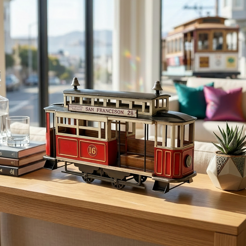 Vintage Cable Car Tram Showpiece