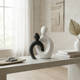 Abstract Interlocking Figures Sculpture