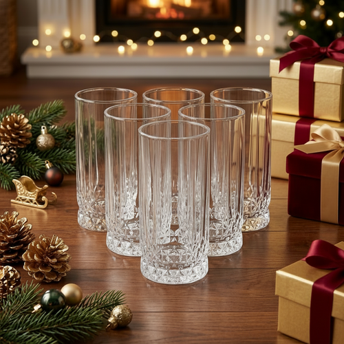 Imperial Geometric Cut Glasses Set of 6