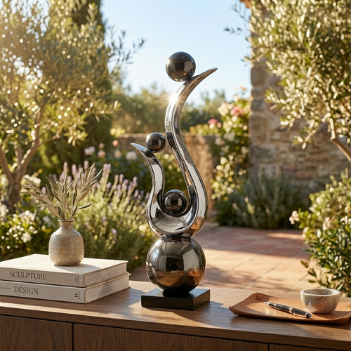 Pinnacle Luxury Gold & Silver Balance Art