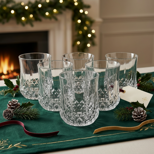 Minimalist Textured Glasses Set of 6