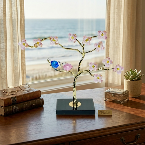Imperial Cherry Blossom Crystal Tree