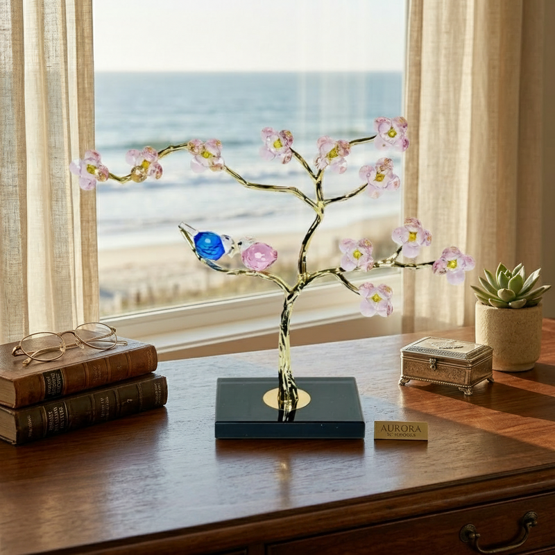 Imperial Cherry Blossom Crystal Tree