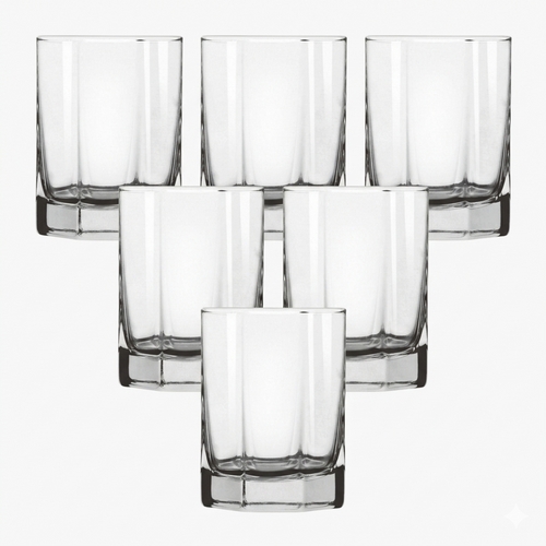 Elegant Banquet Glassware Set of 6