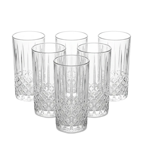 Heritage Crystal Glasses Set of 6