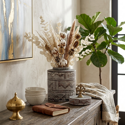 Artisan Stoneware Vase