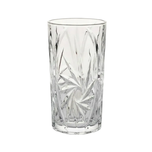 Vintage Geometric Glasses Set of 6