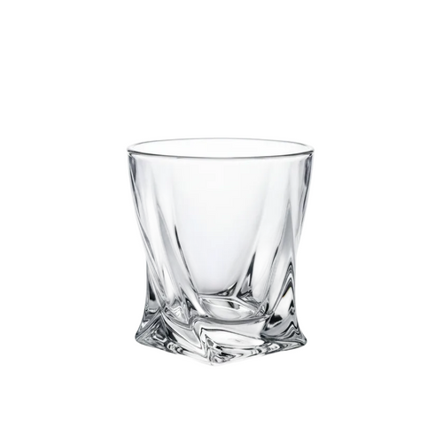 Twisted Cut Whiskey Glasses Set of 6