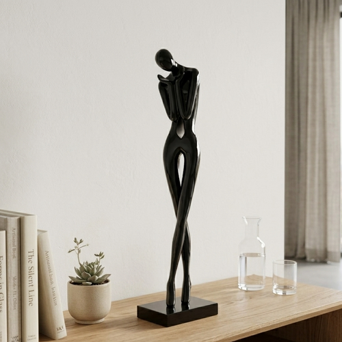Modern Abstract Couple Sculpture
