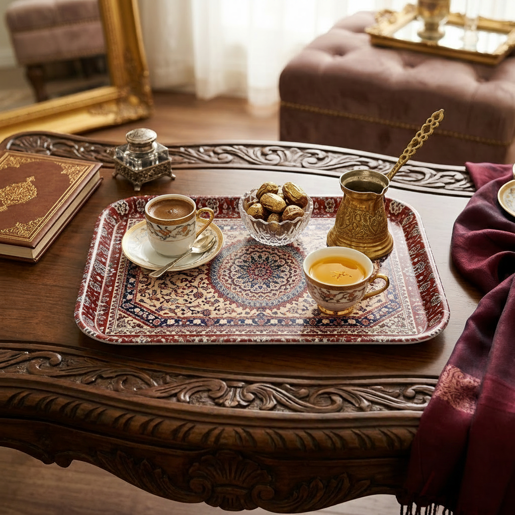 Elegant Style Geometrical Serving Tray