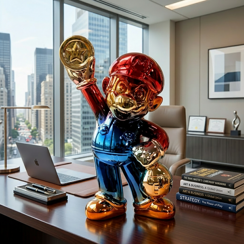 Mario Coin Collector Luxury Figurine