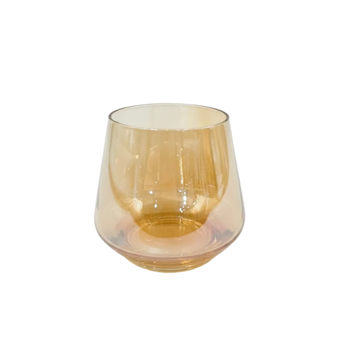 Luxe Amber Stemless Glasses Set of 6