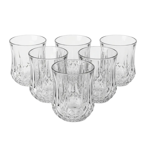 Elegant Tulip Shaped Glasses Set of 6