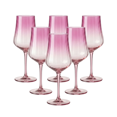 Elegant Aura Wine Glass Set of 6