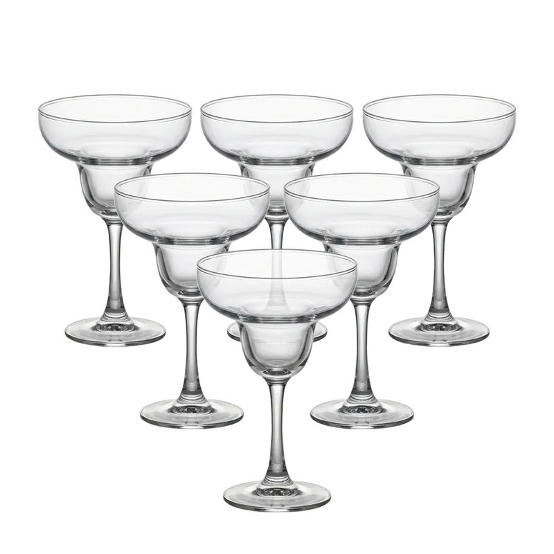 Elegant Margarita Glasses Set of 6