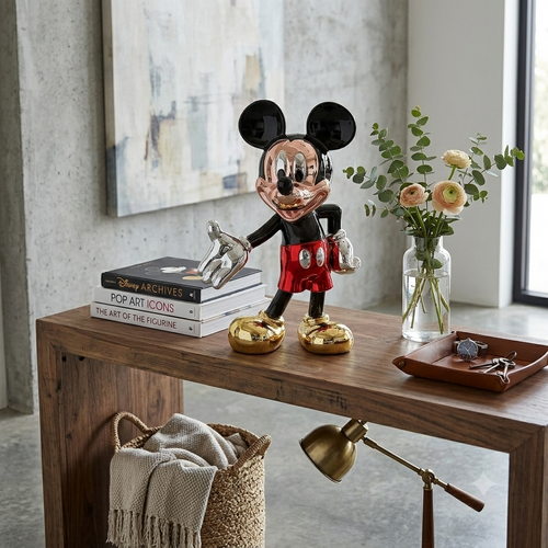 Luxury Micky Mouse Figurine Showpiece