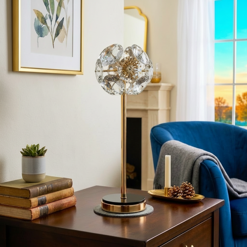 Elegant Crystal Glass Decorative Centerpiece
